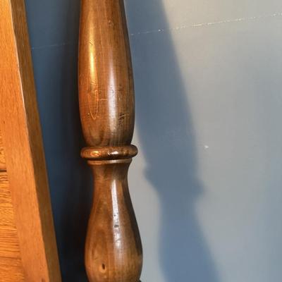 Ethan Allen Wood Twin Bed Frame, Headboard & Footboard