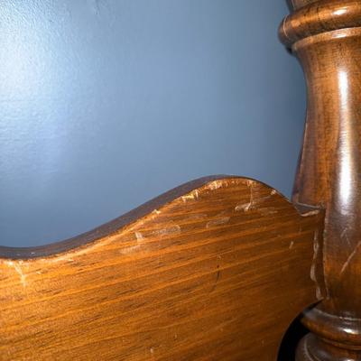 Ethan Allen Wood Twin Bed Frame, Headboard & Footboard