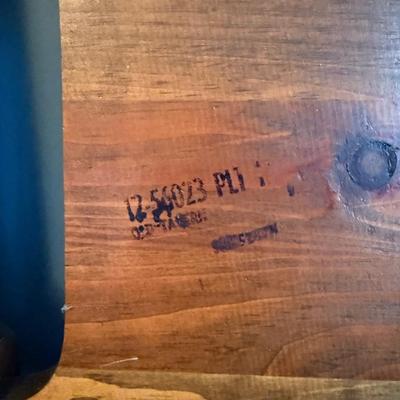 Ethan Allen Wood Twin Bed Frame, Headboard & Footboard