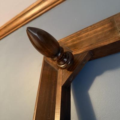 Ethan Allen Wood Twin Bed Frame, Headboard & Footboard