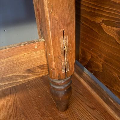 Ethan Allen Wood Twin Bed Frame, Headboard & Footboard