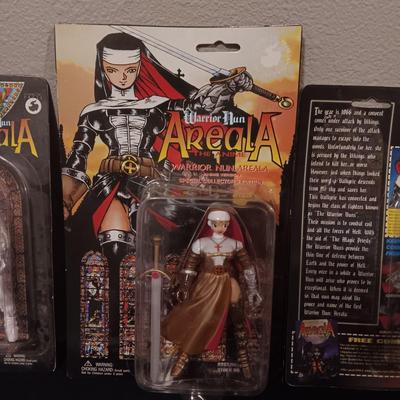 4 NEW IN PACKAGE "WARRIOR NUN AREALA"