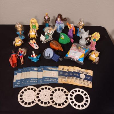 MCDONALDS HAPPY MEAL TOYS AND MANY VIEW MASTER SLIDES