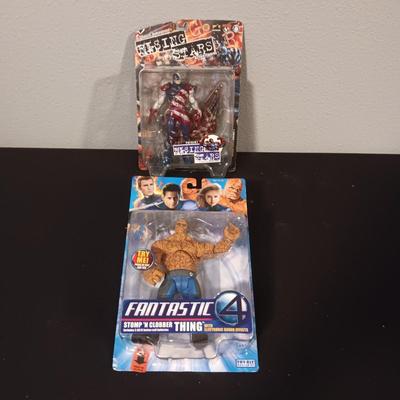 NEW FANTASTIC 4 "STOMP 'N CLOBBER THING' & RISING STARS PATRIOT