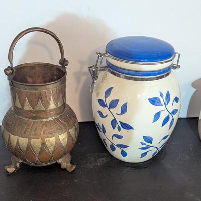 Vintage Copper & Stoneware Vessels Inspirado IDC StoneLite