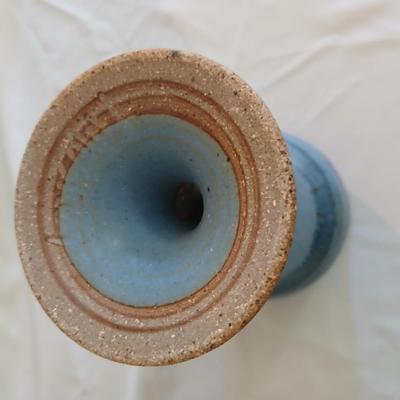 Handmade Signed Pottery Dinnerware set - Plates - Bowls - Mugs - Goblets - Mugs 16 pieces! (1 of 2)