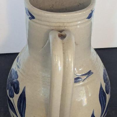 Williamsburg Pottery Cobalt Blue Salt Glaze Bird House
