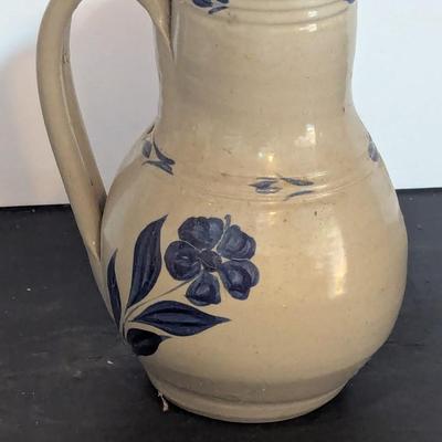 Williamsburg Pottery Cobalt Blue Salt Glaze Bird House