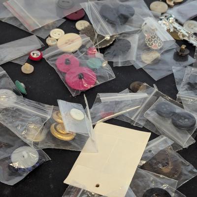 Assortment Of Vintage Buttons