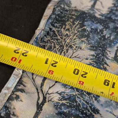 Vintage Broom Chair Pillow Banner
