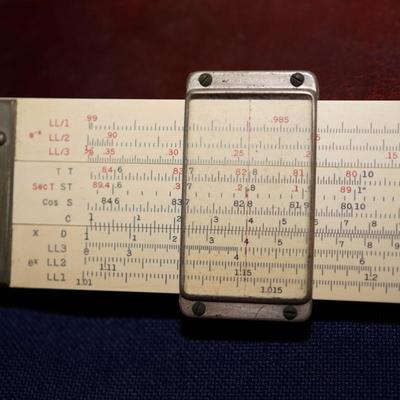 VINTAGE HEMMI 'SUN" SLIDE RULER /ARITHMA ADDIATOR CALCULATOR