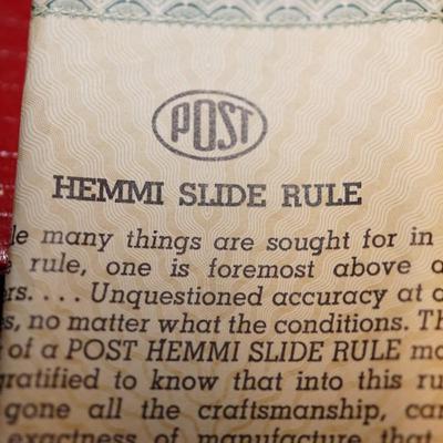 VINTAGE HEMMI 'SUN" SLIDE RULER /ARITHMA ADDIATOR CALCULATOR
