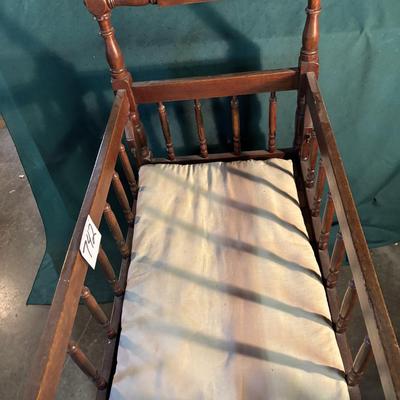 Vintage Wooden Cradle