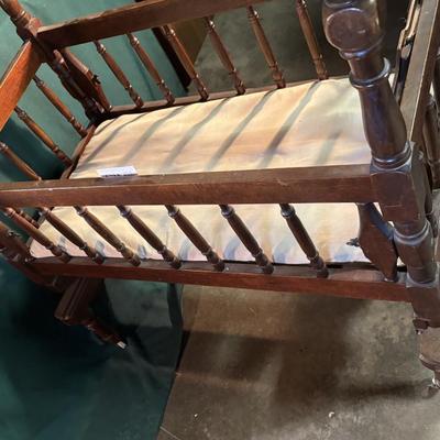 Vintage Wooden Cradle