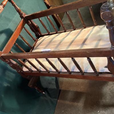 Vintage Wooden Cradle