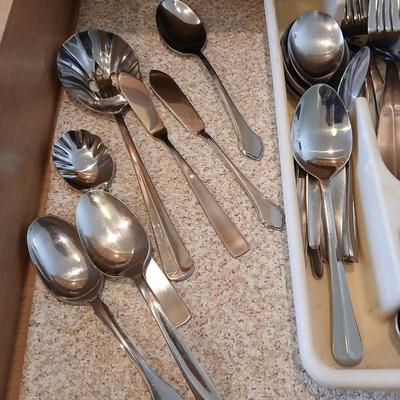Silverware and Kitchen Cooking Utensils
