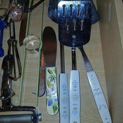 Silverware and Kitchen Cooking Utensils