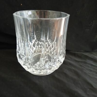 12 Beautiful heavy-glass drinking glasses - Cristal D' Arques - 3 different sizes