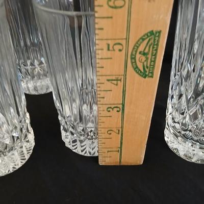 12 Beautiful heavy-glass drinking glasses - Cristal D' Arques - 3 different sizes