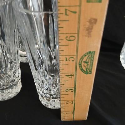 12 Beautiful heavy-glass drinking glasses - Cristal D' Arques - 3 different sizes
