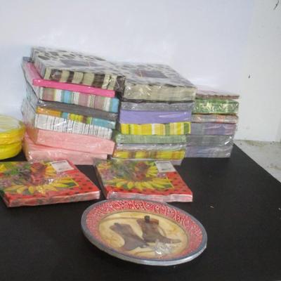 Assortment Of New Party Napkins