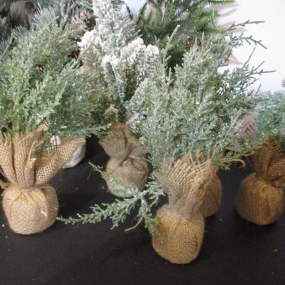 Faux Table Top Holiday Trees