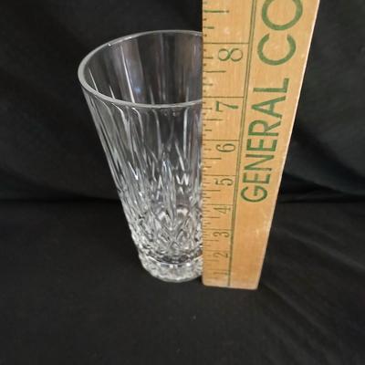 Set of 12 heavy drinking glasses - 3 different sizes - Elegant and fancy!