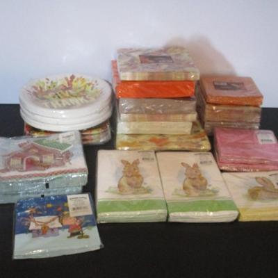 Assortment Of New Holiday Napkins