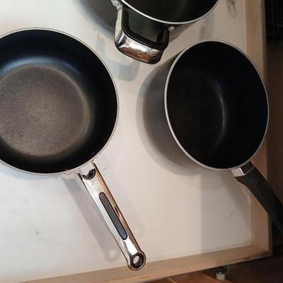 Assortment of Pots and pans