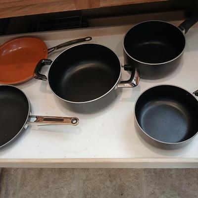 Assortment of Pots and pans