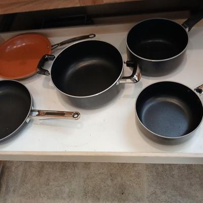 Assortment of Pots and pans