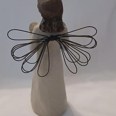Two Willow Tree Angels - Susan Loridi-2002 Angel of Garden and 2001 Angel of Summer