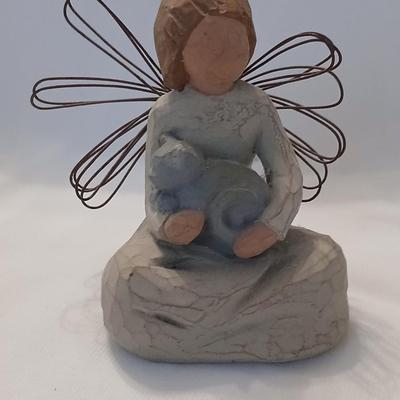 Two Willow Tree Angels - Sue Loridi-2000 Angel of Kindness and one unmarked