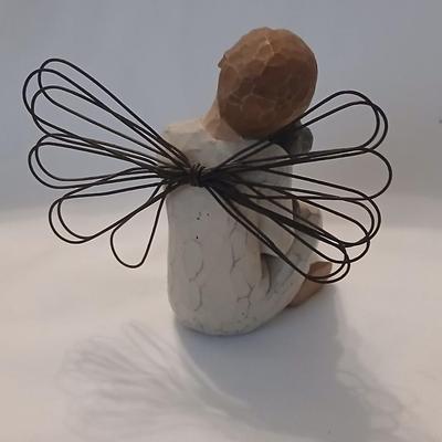 Two Willow Tree Angels - Sue Loridi-2000 Angel of Kindness and one unmarked