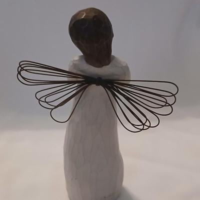 Two Willow Tree Angels - Susan Loridi-2003 Good Health and 2002 Loving Angel