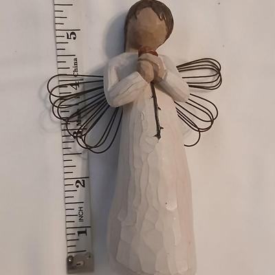 Two Willow Tree Angels - Susan Loridi-2003 Good Health and 2002 Loving Angel