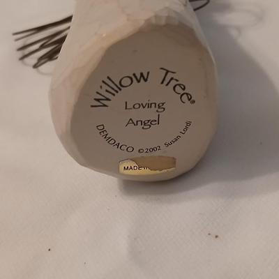 Two Willow Tree Angels - Susan Loridi-2003 Good Health and 2002 Loving Angel