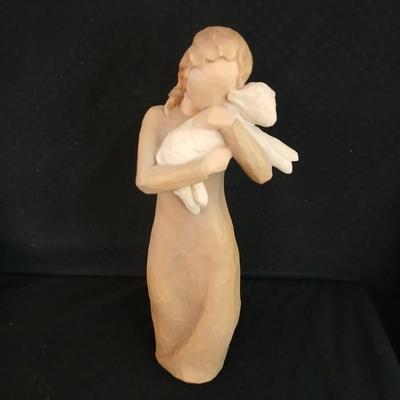 Large Willow Tree angel - Demdaco 2002 Susan Lordi "Peace On Earth"