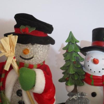 Snowmen & Santa Figurines
