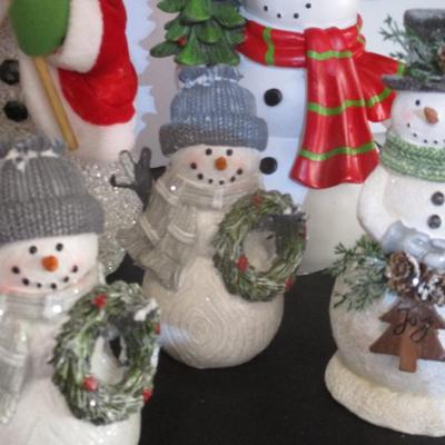 Snowmen & Santa Figurines