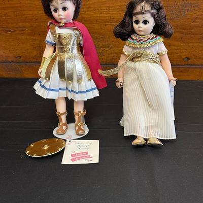 Madame Alexander Cleopatra & Zeus Dolls