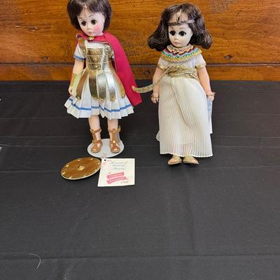 Madame Alexander Cleopatra & Zeus Dolls