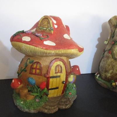 Resin Fairy Garden Houses