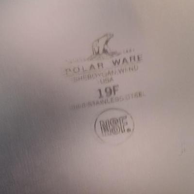 Rolling Metal Stand with Removable Polar Ware Stainless Instrument Medical Tray (Choice A)