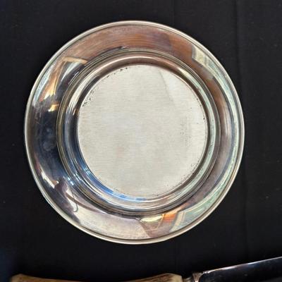 Bridalane Stainless Sheffield Knives & Small Sterling Silver Plate