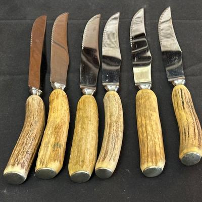 Bridalane Stainless Sheffield Knives & Small Sterling Silver Plate