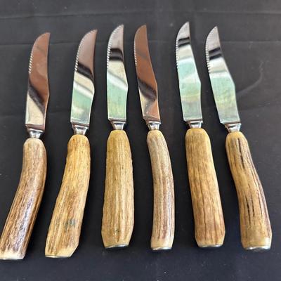 Bridalane Stainless Sheffield Knives & Small Sterling Silver Plate