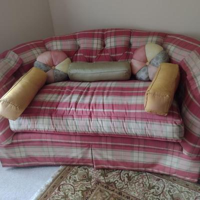 Upholstered Ethan Allen Loveseat- Approx 68" Long