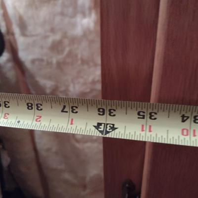 Wooden Wardrobe Cabinet- Approx 36" Wide, 24" Deep, 72" Tall