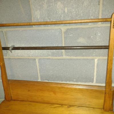 Vintage Wooden Wash Stand with Towel Rack- Approx 31" Wide